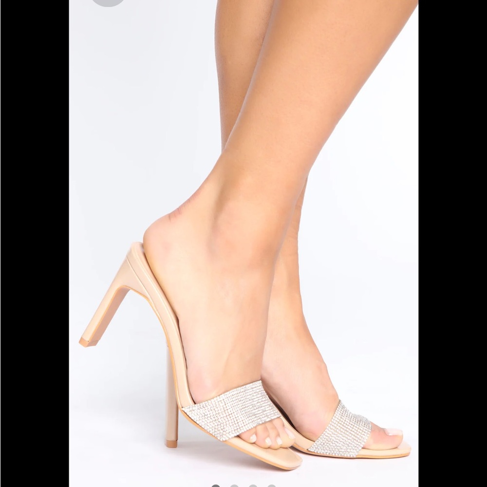 Fashion Nova nude Cinderella heels